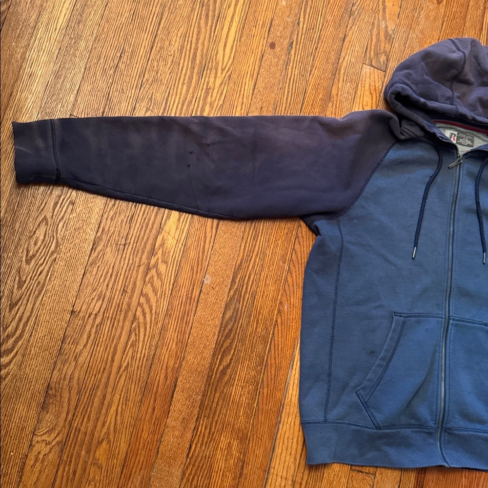 Y2K Russell Athletic Vintage Zip Up Hoodie - Picture 6 of 13